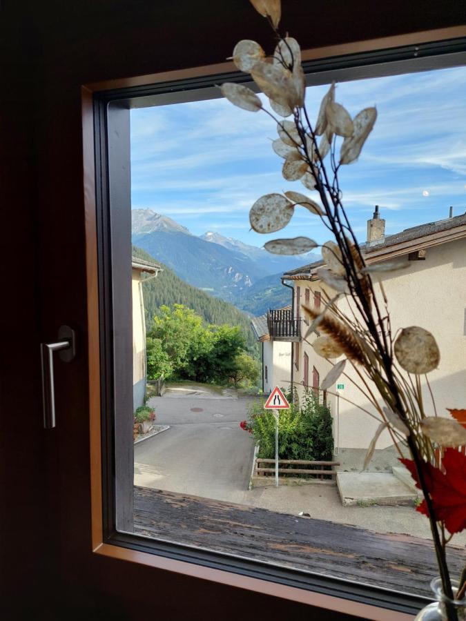 Ferienwohnung Mit Charme - Lenzerheide Lain Vaz-Obervaz Exteriör bild